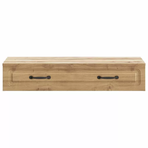  Fali oldaltábla Kézműves Tölgy 87,5 x 34,5 x 17 cm Szerelt Fa