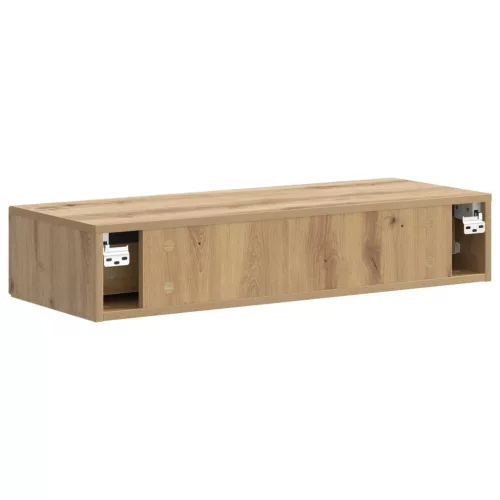  Fali oldaltábla Kézműves Tölgy 87,5 x 34,5 x 17 cm Szerelt Fa