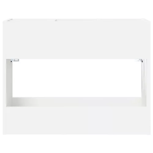  Napernyő Állvány tárolóval Fehér 65 x 24 x 50 cm Faanyag