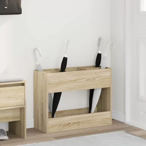  Napernyő Állvány tárolóval Sonoma tölgy 65 x 24 x 50 cm Faanyag