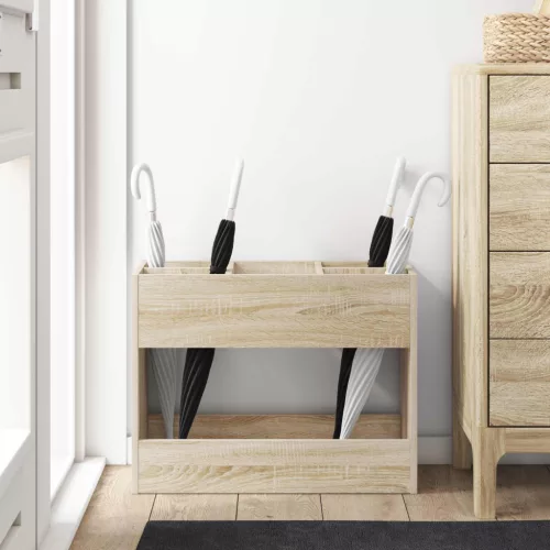  Napernyő Állvány tárolóval Sonoma tölgy 65 x 24 x 50 cm Faanyag