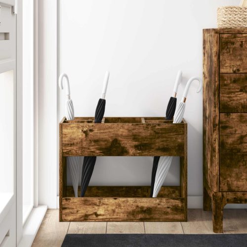  Napernyő Állvány Füstölt tölgy 65 x 24 x 50 cm Faanyag