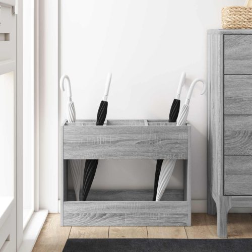  Napernyő Állvány Szürke Sonoma 65 x 24 x 50 cm Faanyag