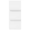  Magazin állvány polcokkal Fehér 51 x 11 x 102 cm Faanyag