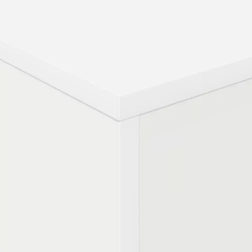  Magazin állvány polcokkal Fehér 70 x 41 x 156 cm Faanyag