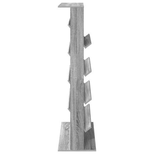  Magazin állvány Szürke Sonoma 70 x 41 x 156 cm Faanyag