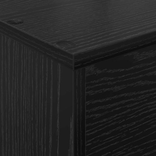  Magazin állvány polcokkal Fekete tölgy 70 x 41 x 126 cm Faanyag