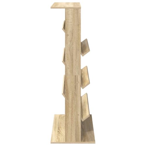  Magazin állvány polcokkal Sonoma tölgy 70 x 41 x 126 cm Faanyag