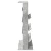  Magazin állvány polcokkal Beton Szürke 70 x 41 x 126 cm Faanyag
