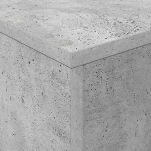  Magazin állvány polcokkal Beton Szürke 70 x 41 x 126 cm Faanyag