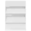  Magazin állvány polcokkal Fehér 70 x 41 x 96 cm Faanyag