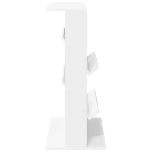  Magazin állvány polcokkal Fehér 70 x 41 x 96 cm Faanyag