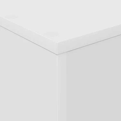  Magazin állvány polcokkal Fehér 70 x 41 x 96 cm Faanyag