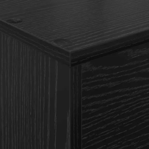  Magazin állvány polcokkal Fekete tölgy 70 x 41 x 96 cm Faanyag