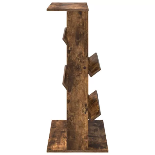  Magazin állvány polcokkal Füstölt tölgy 70 x 41 x 96 cm Faanyag