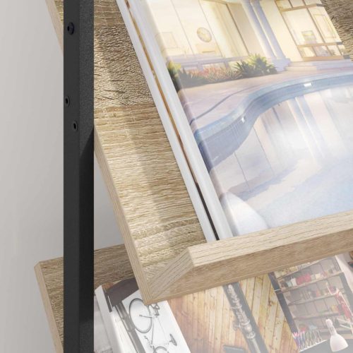  Magazin állvány Sonoma tölgy 68 x 40 x 123.5 cm Faanyag