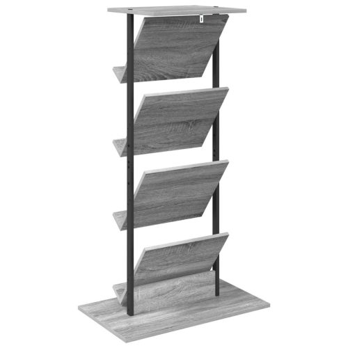  Magazin állvány Szürke Sonoma 68 x 40 x 123.5 cm Faanyag