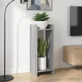    Növényállvány 2 pcs Szürke Sonoma 30 x 30 x 80 cm Mérnöki fa