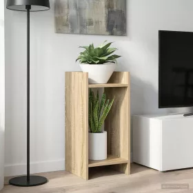    Növényállvány polcokkal Sonoma tölgy 30 x 30 x 60 cm Mérnöki fa