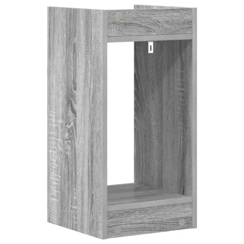  Növényállvány 2 pcs Szürke Sonoma 30 x 30 x 60 cm Mérnöki fa