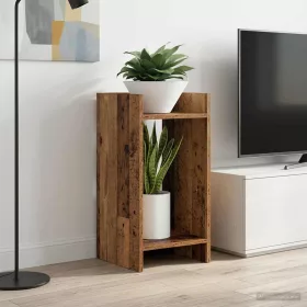    Növényállvány polcokkal Öreg fa 30 x 30 x 60 cm Mérnöki fa