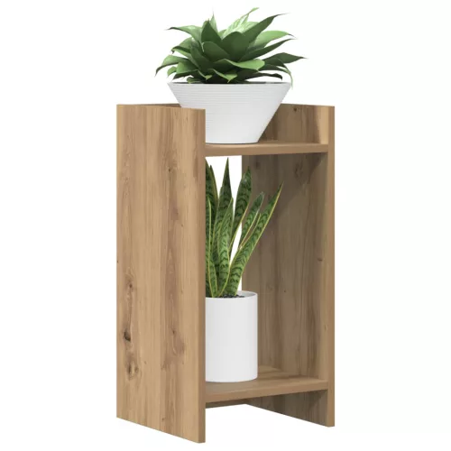  Növényállvány 2 pcs Kézműves Tölgy 30 x 30 x 60 cm Mérnöki fa