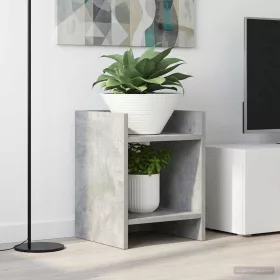    Növényállvány 2 pcs Beton Szürke 30 x 30 x 40 cm Mérnöki fa