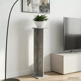  Növényállvány 2 pcs Beton Szürke 25 x 25,5 x 100,5 cm