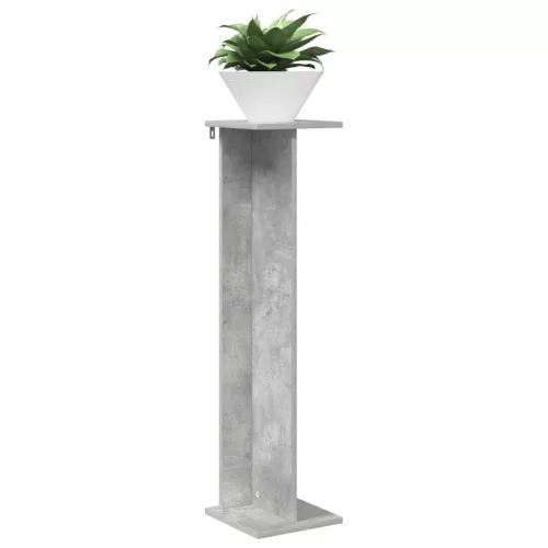  Növényállvány 2 pcs Beton Szürke 25 x 25,5 x 100,5 cm