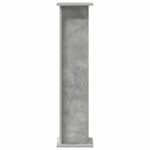  Növényállvány 2 pcs Beton Szürke 25 x 25,5 x 100,5 cm