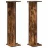  Növényállvány 2 pcs Füstölt Tölgy 25 x 25,5 x 100,5 cm