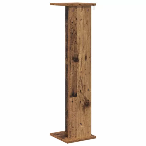  Növényállvány 2 pcs Öreg fa 25 x 25,5 x 100,5 cm Mérnöki fa