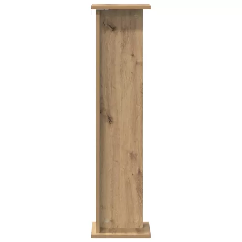  Növényállvány 2 pcs Kézműves Tölgy 25 x 25,5 x 100,5 cm