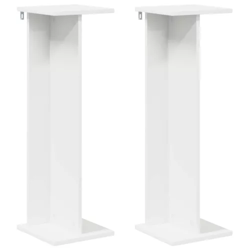  Növényállvány 2 pcs Fehér 25 x 25,5 x 80,5 cm Mérnöki fa