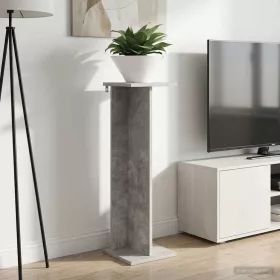    Növényállvány Beton Szürke 25 x 25,5 x 80,5 cm Mérnöki fa