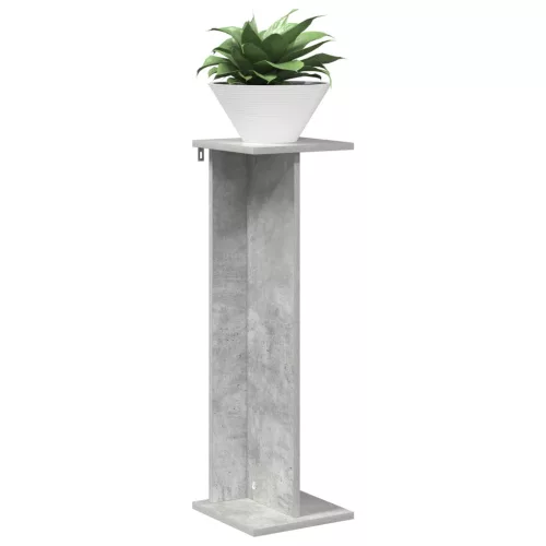  Növényállvány Beton Szürke 25 x 25,5 x 80,5 cm Mérnöki fa