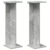  Növényállvány 2 pcs Beton Szürke 25 x 25,5 x 80,5 cm Mérnöki fa