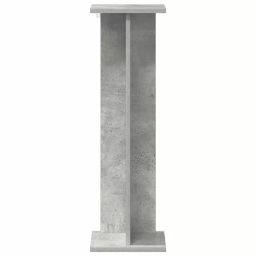 Növényállvány 2 pcs Beton Szürke 25 x 25,5 x 80,5 cm Mérnöki fa