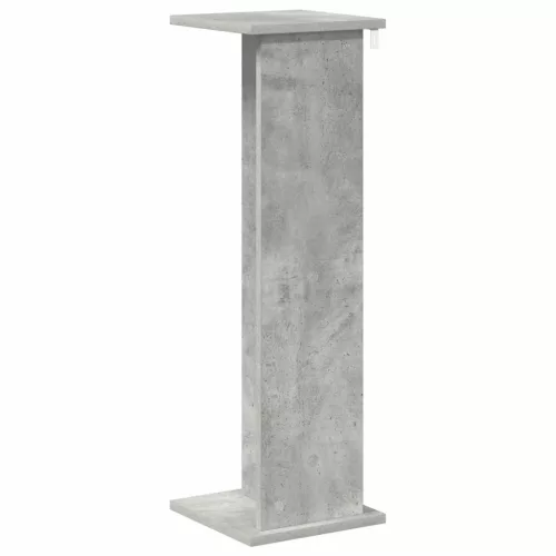  Növényállvány 2 pcs Beton Szürke 25 x 25,5 x 80,5 cm Mérnöki fa