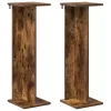  Növényállvány 2 pcs Füstölt Tölgy 25 x 25,5 x 80,5 cm