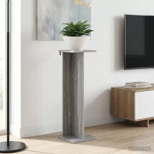  Növényállvány 2 pcs Szürke Sonoma 25 x 25,5 x 80,5 cm