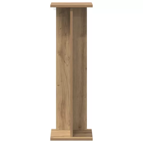  Növényállvány 2 pcs Kézműves Tölgy 25 x 25,5 x 80,5 cm