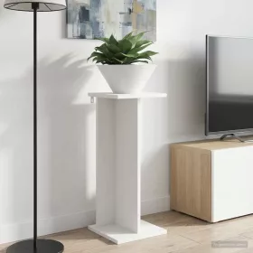    Növényállvány 2 pcs Fehér 25 x 25,5 x 60,5 cm Mérnöki fa