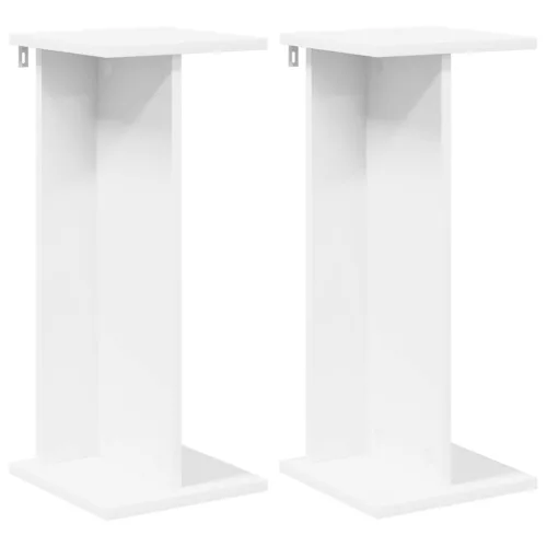  Növényállvány 2 pcs Fehér 25 x 25,5 x 60,5 cm Mérnöki fa