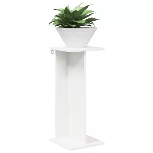  Növényállvány 2 pcs Fehér 25 x 25,5 x 60,5 cm Mérnöki fa