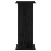 Növényállvány 2 pcs Fekete Tölgy 25 x 25,5 x 60,5 cm Mérnöki fa