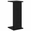  Növényállvány 2 pcs Fekete Tölgy 25 x 25,5 x 60,5 cm Mérnöki fa