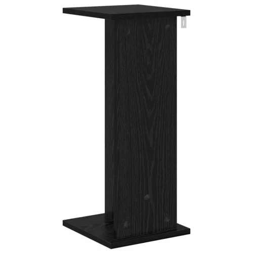  Növényállvány 2 pcs Fekete Tölgy 25 x 25,5 x 60,5 cm Mérnöki fa