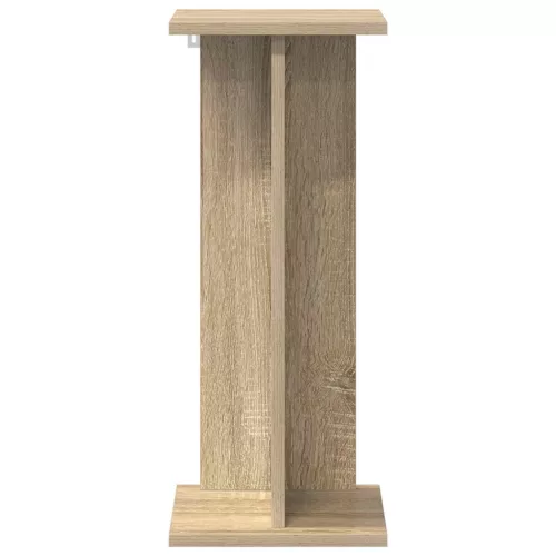  Növényállvány 2 pcs Sonoma tölgy 25 x 25,5 x 60,5 cm Mérnöki fa