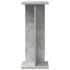  Növényállvány Beton Szürke 25 x 25,5 x 60,5 cm Mérnöki fa
